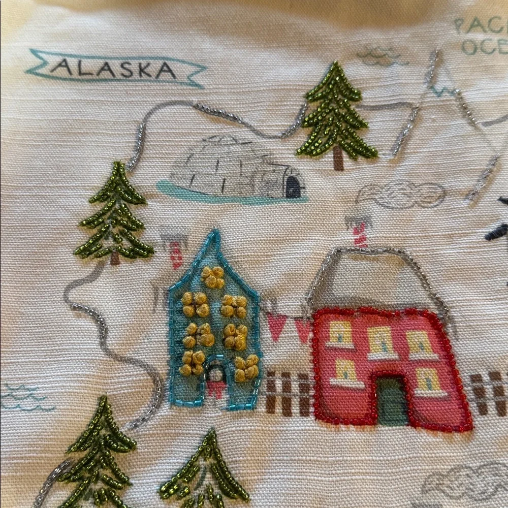 Festive Holiday Pottery Barn Pillow Cover